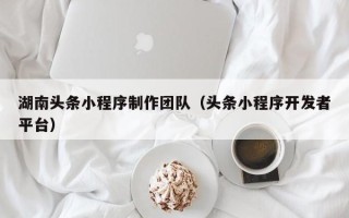 樟树湖南头条小程序制作团队（头条小程序开发者平台）